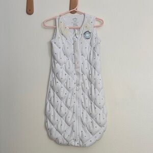 Cozy White Star Patterned Kids Sleep Sack